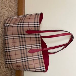 Burberry vintage tote bag